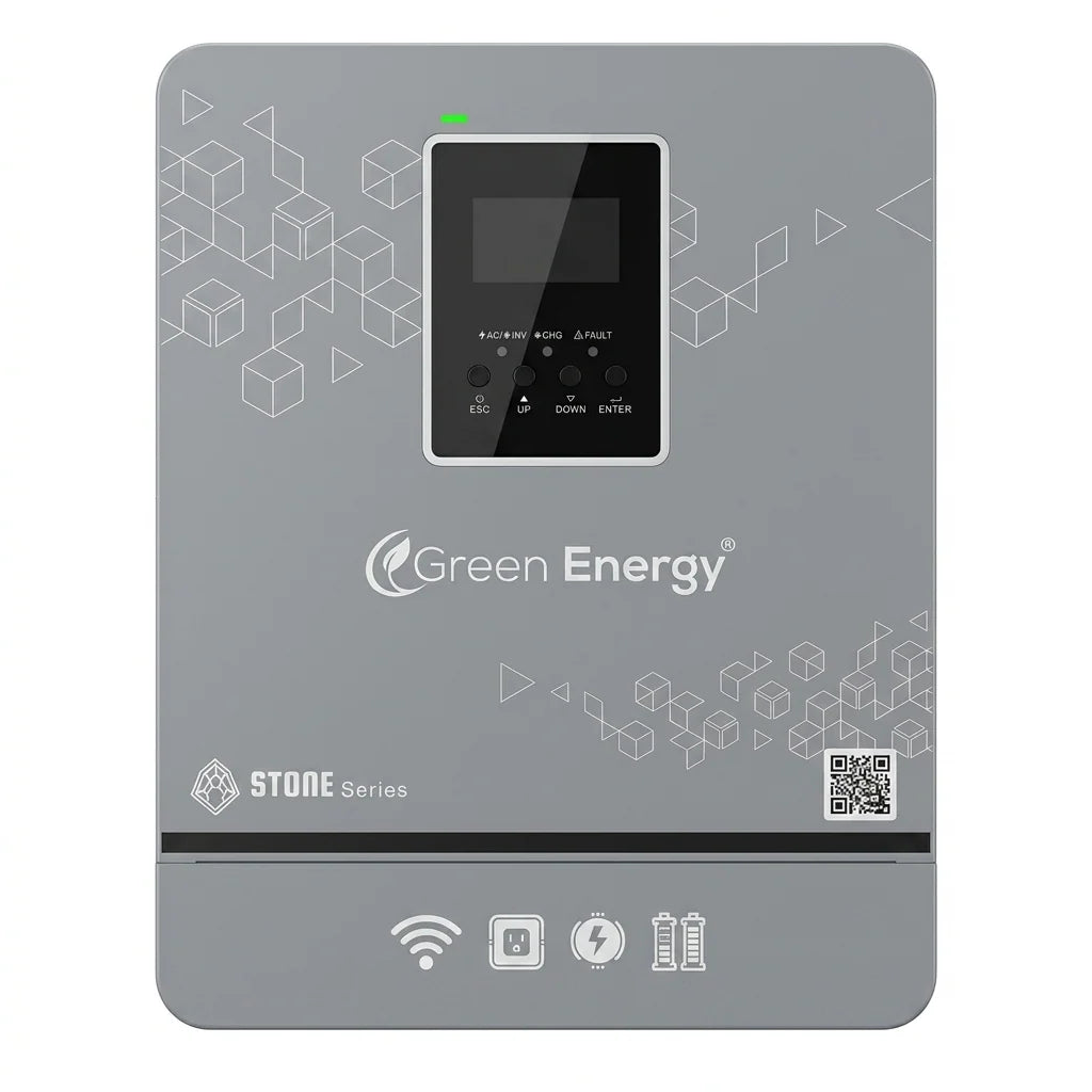 Green Energy Stone Series 3.6kW PV5200 Off-Grid Solar Inverter | Pure Sine Wave UPS