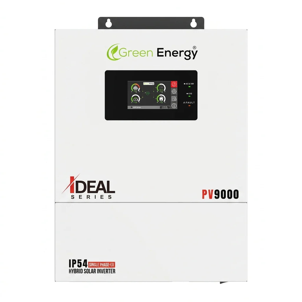 Green Energy Ideal Series 6KW PV9000 Hybrid Solar Inverter IP54 | 48V MPPT WiFi Solar Inverter Green Energy Ideal Series 6KW PV9000 Hybrid Solar Inverter IP54 | 48V MPPT WiFi Solar Inverter