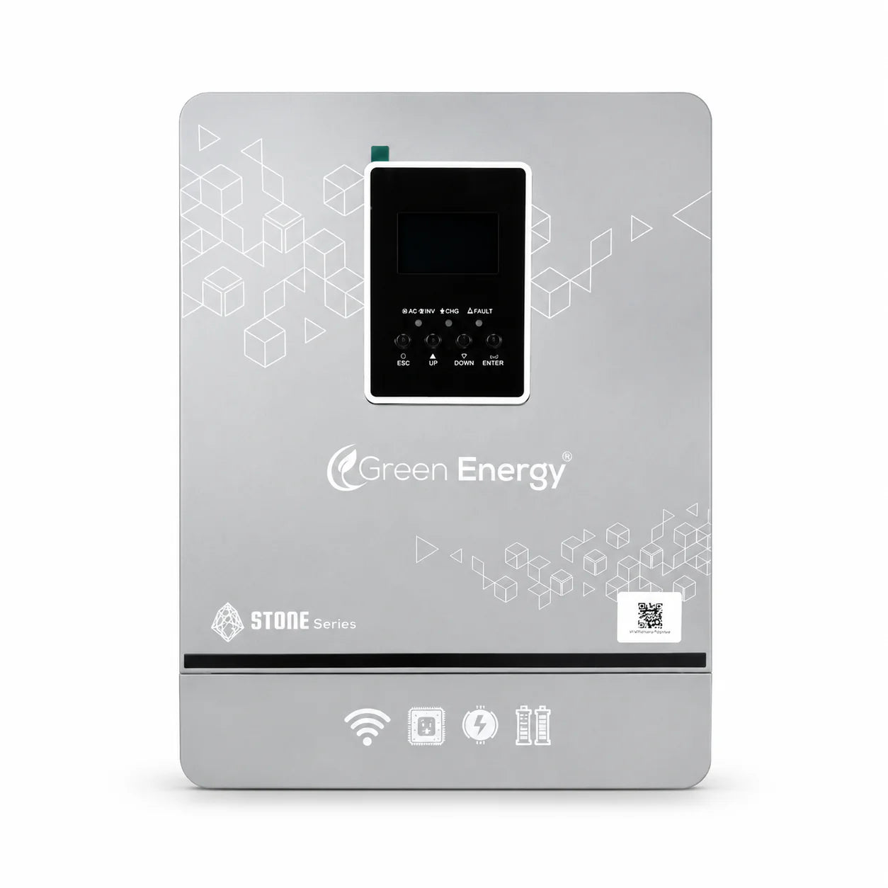 Green Energy Stone Series 2KW PV3200 Hybrid Solar Inverter IP21 | Pure Sine Wave Off-Grid UPS