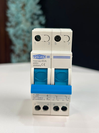 Tomzn 2 Pole 63A AC MCB Circuit Breaker
