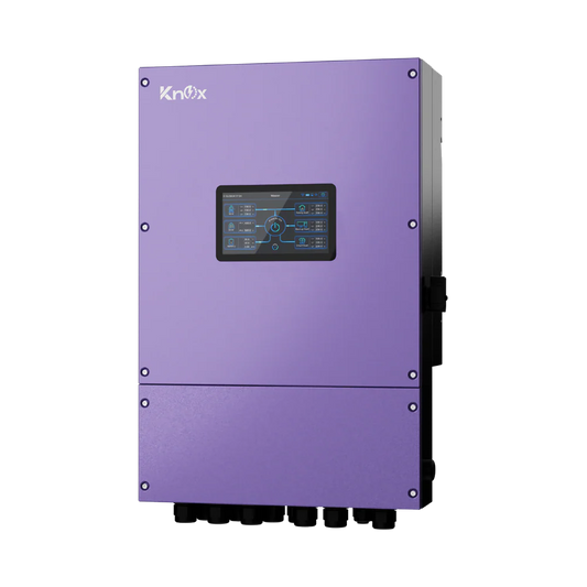 Knox Xenon 12066 | 6.6kW IP66 Hybrid Solar Inverter With PV 12000W Dual MPPT, Wi-Fi & Large HMI Touchscreen